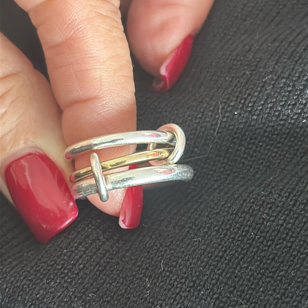 Spinelli Kilcollin RING. 14kt gold & sterling silver Size 5.5 BRAND NEW